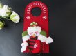 12X Snowman Christmas Hanging Door Decoration Pendant for Home (image for) 12X Snowman Christmas Hanging Door Decoration Pendant for Home