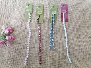 12Sheet Glass Beads Unfinished Bracelet DIY Jewelry Making