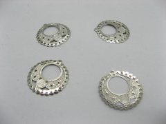 400 Metal Chandelier Round Earring Connector ac-ea119