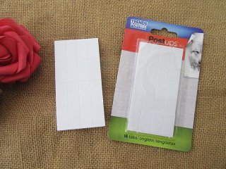 12Sheets x 16Pcs Double Sided Adhesive Rectangle Foam Dots Craft (image for) 12Sheets x 16Pcs Double Sided Adhesive Rectangle Foam Dots Craft
