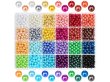 (image for) 1680Pcs 24 Colors Plastic Round Simulate Pearl Loose Beads 6mm