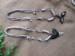 (image for) 6Pcs Handmade Rope Necklaces with Tribal Pendants