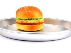 (image for) 6Pcs Non Stick Cake Baking Pizza Pan Baking Tool 24x24x4cm