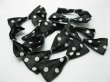 (image for) 500X Black Bowknot Bow Tie Decorative Embellishments