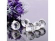 10Pcs Clear Crystal Ball Prism Pendant for Suncatcher 30x35mm (image for) 10Pcs Clear Crystal Ball Prism Pendant for Suncatcher 30x35mm