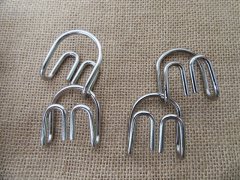 (image for) 12Pcs Funny Metal Puzzles Challenging Magic Puzzle