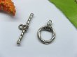 50sets Metal Twist Circle Toggle Clasp yw-ac-tc5 (image for) 50sets Metal Twist Circle Toggle Clasp yw-ac-tc5