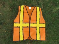 6Pcs Safety Vest Mesh Breathable Workwear Vest Pretend Costume