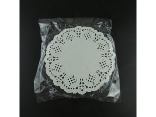 1 Box of 4000pcs Useful White Paper Doilies 114mm