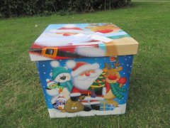 1Pc Folded Christmas Eve Box Gift Packing Box Party Favor - Sant 1Pc Folded Christmas Eve Box Gift Packing Box Party Favor - Sant