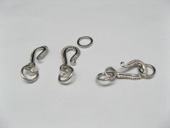 (image for) 10 Metal Chain Clasps S Hook O Ring Jewelry Finding