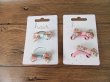 1Sheet x 2pcs Hair Band Hair Ties Scrunchies with Bowknot