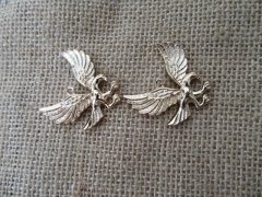 30Pcs Golden Color 3D Vivid Eagle Beads Charms Pendants