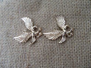 30Pcs Golden Color 3D Vivid Eagle Beads Charms Pendants