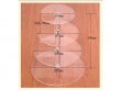 1Set 4-Tier Acrylic Round Cupcake Stand Wedding Party Event