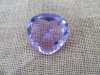 4X Purple Heart Crystal Taper Ball 49x49x26mm