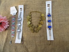 (image for) 12Pcs New Unique Tribal Metal Bracelets