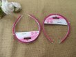 1Set x 2Pcs Sparkle Pink White Headbands Hair Band Hair Loop 5m (image for) 1Set x 2Pcs Sparkle Pink White Headbands Hair Band Hair Loop 5m