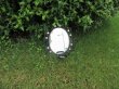 (image for) 1X Hanging Classic Black Oval Clearer Makeup Mirror 32x26.5cm
