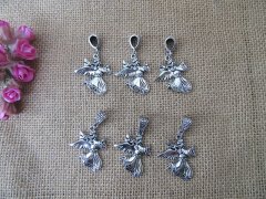 (image for) 50Pcs Flying Angel Beads Charms Pendants Fit European Bracelet