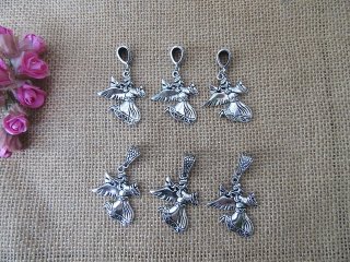 (image for) 50Pcs Flying Angel Beads Charms Pendants Fit European Bracelet