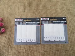 (image for) 6Sheets x 4Prs Removable Picture Strips Picture Frame Hooks