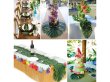 24Pcs Artificial Lifelike Greeny Leave Tortoiseshell Leaves (image for) 24Pcs Artificial Lifelike Greeny Leave Tortoiseshell Leaves