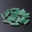 (image for) 20Pcs Hexagonal Column Natural Stone Wand Energy Aventurine Stone 10mm