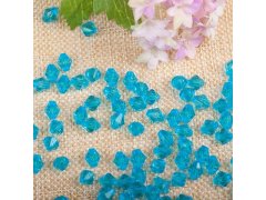 (image for) 500g (3800Pcs) Bicone Beads Arylic Loose Bead 8mm Blue