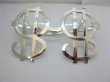 12 Sliver Big Daddy DOLLAR SIGN Toy Glasses (image for) 12 Sliver Big Daddy DOLLAR SIGN Toy Glasses