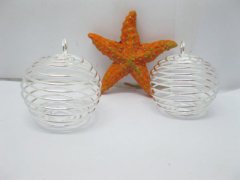 (image for) 100X Spiral Bead Cages Pendants Findings 30x25mm Size