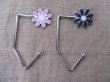 (image for) 12Pcs Flower Hand Bag Holder Hook Hanger Mixed Color