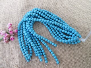 10 String x 40Pcs Rare Turquoise 10mm Round Beads