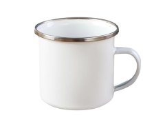 (image for) 10Pcs Enamel Camping Mugs Heat Press Sublimation Printing