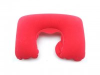 12Pcs Red Quick Inflate Neck Pillow Travel Pillow