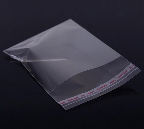 1000 Clear Self-Adhesive Seal Plastic Bags 14x11cm - Click Image to Close
