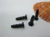 500 Mobile Phone Dustproof Ear Plug Stopper Flat Top Black