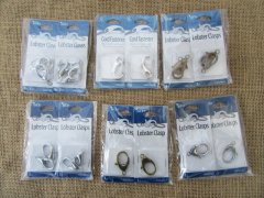 12Packets Lobster Claws Cord Fastener Lobster Clasp Mixed 12Packets Lobster Claws Cord Fastener Lobster Clasp Mixed