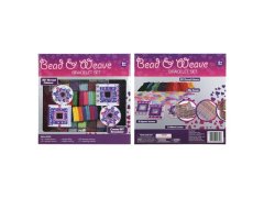 (image for) 1Set Bead and Weave Bracelet Set Kids Crafts Jewelry Set