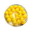 (image for) 50Pcs Funny Little Yellow Duck Rubber Bouncing Balls 45mm