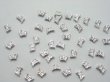 500 pcs metal rectangle space beads (image for) 500 pcs metal rectangle space beads