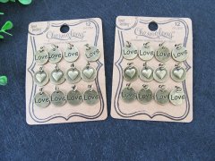(image for) 12Pkts x 12Pcs Antique Bronze Metal Love Charms Pendants Retail 