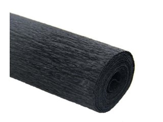 5Rolls Black Single-Ply Crepe Paper Arts & Craft (image for) 5Rolls Black Single-Ply Crepe Paper Arts & Craft