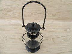(image for) 4X Metal Mini Black Hanging Candle Holders