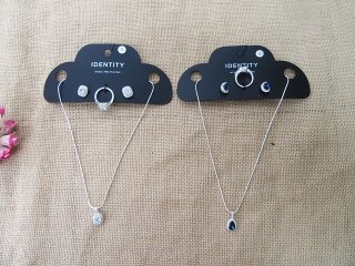 12Sets Elegant Necklace Earring Set Fashion Jewellery for Women