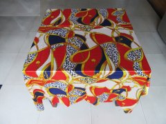 (image for) 1Pc Silky Red Table Cloth Table Cover Party Favor 210x140cm