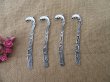 20Pcs New Tibetan Silver Color Dolphin Hook Metal Bookmarks