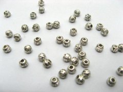 (image for) 500 Metal Round Spacer Bead Jewelry Finding ac-sp118