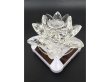 1X Solar Power Light Up Clear Crystal Lotus Flower Art Deco (image for) 1X Solar Power Light Up Clear Crystal Lotus Flower Art Deco