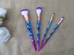 (image for) 4Pcs Makeup Brushes Eye Shadow Blending Eyeliner Eyelash Brusher